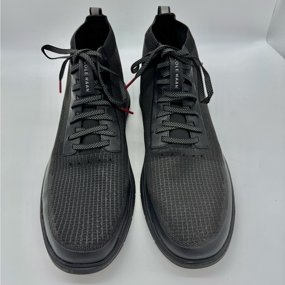 Pre-owned Cole Haan  Size 13 Men's Charcoal Zero Grand hi top sneakers - Picture 1 of 6